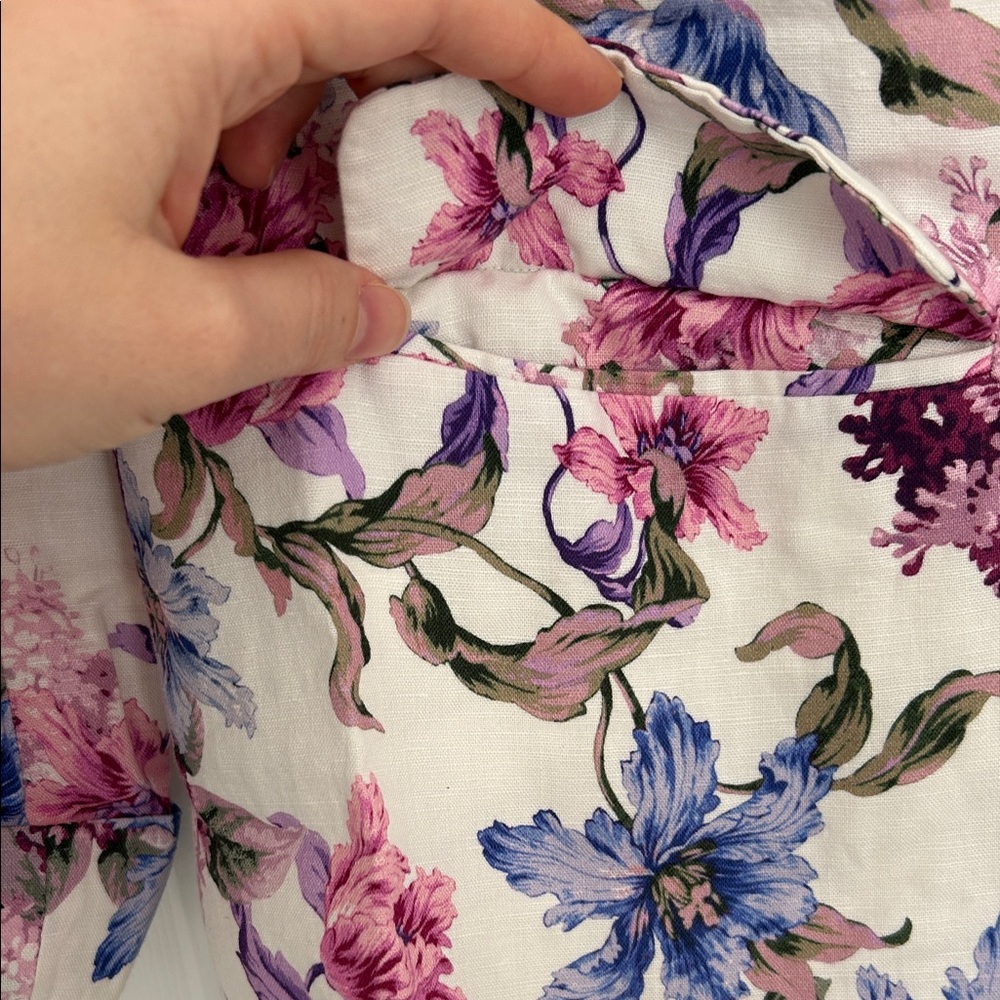 Cami NYC Floral Blazer - Pink and Blue - Picture 4 of 5